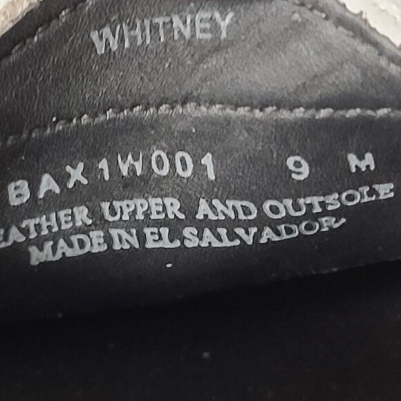 GH Bass Weejuns Whitney Penny Loafers Black White Leather Womens 9 M Preppy NWOB - Picture 2 of 8